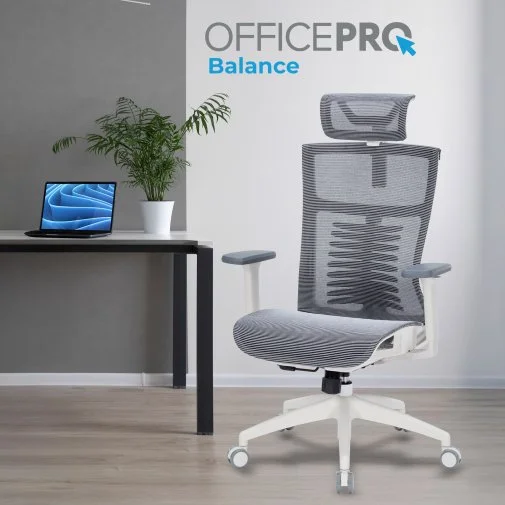 Фото: Крісло OfficePro Balance OC620 White/Dark Gray (OC620-W-DG-DG) № 23 | KTC