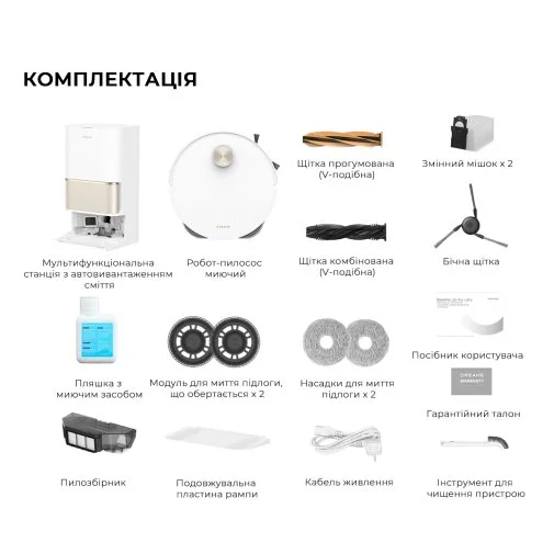 Фото: Робот-пилосос Dreame Robot Vacuum L50 Ultra (1155635) № 41 | KTC