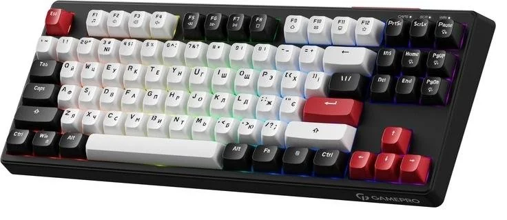 Фото: Клавіатура GamePro GK580 ENG/UKR Black № 7 | KTC