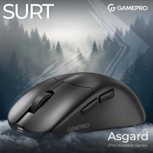 Фото: Миша GamePro Asgard Surt WL/BT/USB Black (GM017B) № 22 | KTC