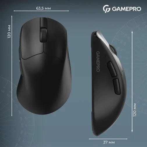 Фото: Миша GamePro Asgard Surt WL/BT/USB Black (GM017B) № 34 | KTC