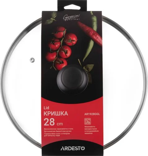 Фото: Кришка Ardesto Gemini Gourmet 28cm (AR1928GGL) № 4 | KTC