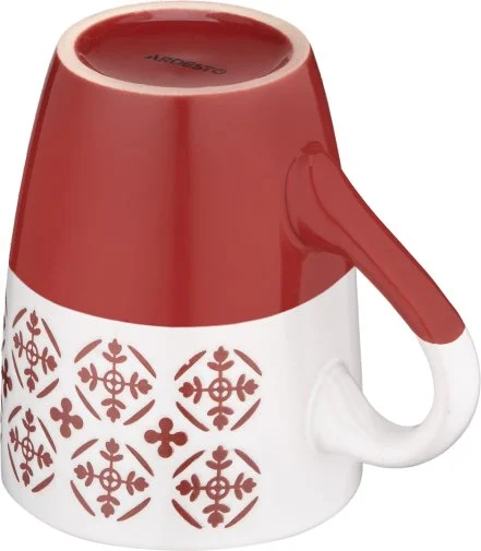 Фото: Чашка Ardesto Ornament 320ml Red/White (AR3045R) № 10 | KTC