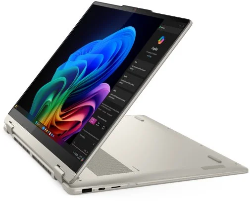 Фото: Ноутбук Lenovo Yoga 7 2-in-1 16AKP10 83JU001LRA Seashell - 16" OLED 120 Гц / AMD Ryzen AI 7 / 350 / DDR5 32 ГБ / PCI-E SSD 1 ТБ / Radeon Graphics № 12 | KTC