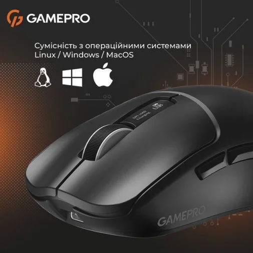 Фото: Миша GamePro Genesis Ranker WL/BT/USB Black (GM012B) № 28 | KTC