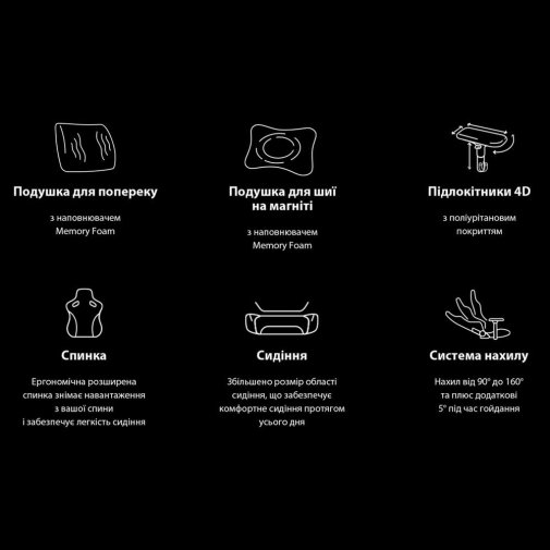 Крісло Anda Seat Phantom 3 Pro Size L Dark Grey Fabric (AD18YC-06-GB-F)