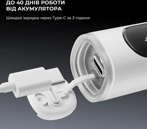 Фото: Електрична зубна щітка Oclean X Pro 20 S Duo Set White/Black (6970810556919) № 31 | KTC