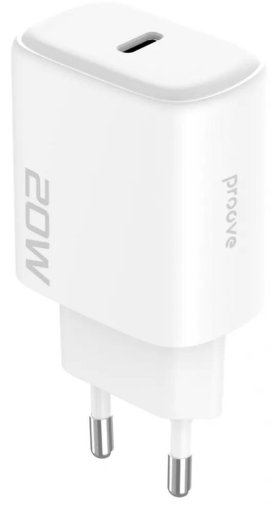 Зарядний пристрій Proove Silicone Power 2 20W White with Type-C/Lightning (WCSP22010002)