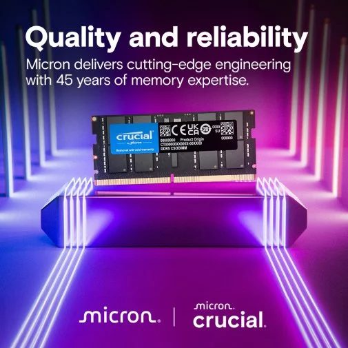Фото: Оперативна пам’ять Crucial CSODIMM DDR5 1x32GB (CT32G64C52CS5) № 12 | KTC