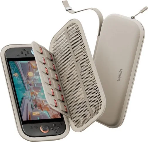 Фото: Чохол Belkin Gaming Travel Case for Nintendo Switch 2 Sand (ENA002HQSA) № 29 | KTC