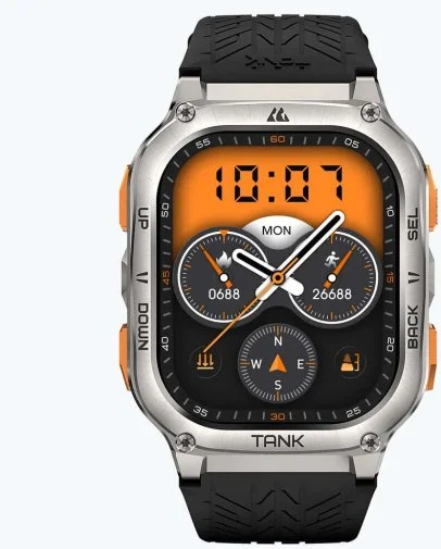 Фото: Смарт годинник KOSPET Tank M3 Ultra Silver № 6 | KTC
