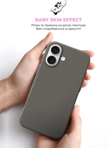 Фото: Чохол ArmorStandart for Apple iPhone 16 - ICON2 Case Stone Grey (ARM81296) № 17 | KTC