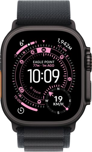 Смарт годинник Apple Watch Ultra 3 - 49mm Black Titanium Case with Black Alpine Loop - Small (MF0Q4)