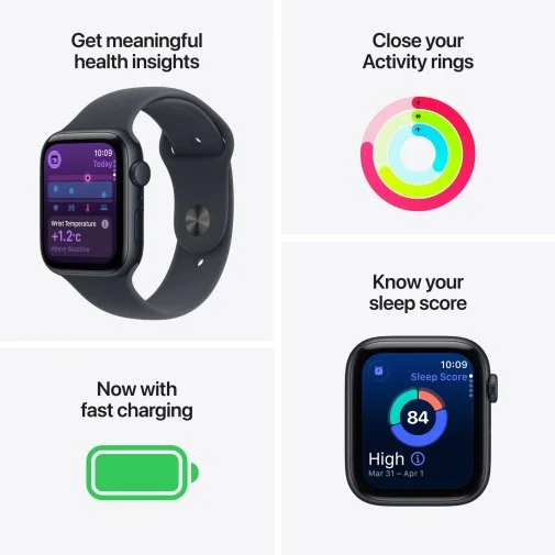 Смарт годинник Apple Watch SE 3 GPS - 44mm Midnight Aluminium Case