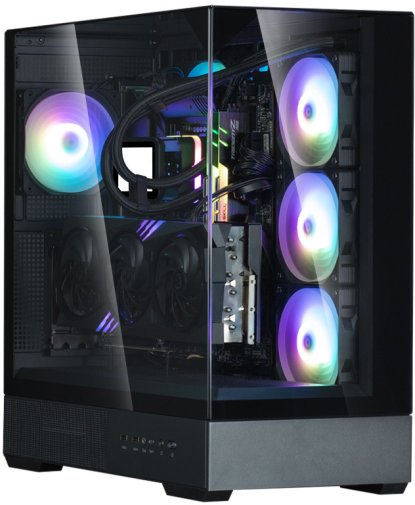 Корпус Zalman P40 Prism Plus Black with window (P40PRISMPLUSBLACK)