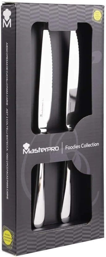 Фото: Набір ножів Bergner MasterPro Foodies collection 2pcs Silver (BGEU-3956) № 4 | KTC