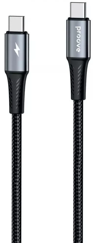 Фото: Кабель Proove WireX Pro 100W Type-C / Type-C 1.5m Black (CCWX11002201) № 3 | KTC