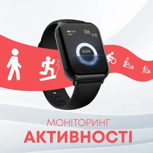 Фото: Смарт годинник HiFuture Zone 2 Black (zone2.black) № 15 | KTC