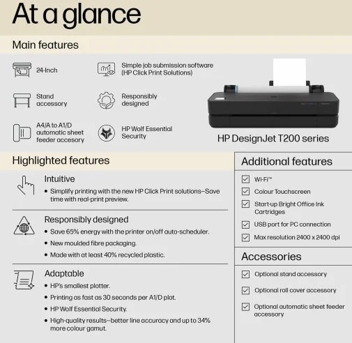 Фото: Плотер HP DesignJet T650 36 A0 Plus with Wi-Fi (5HB10D) № 27 | KTC
