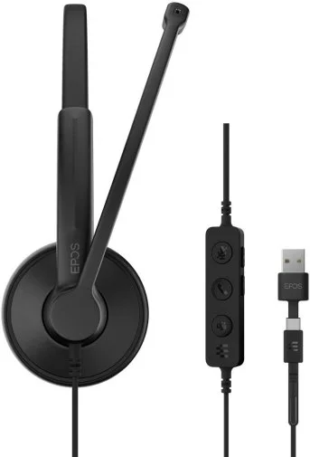 Фото: Гарнітура Epos Impact 100 MS USB C/A Mono Black (1001419) № 9 | KTC