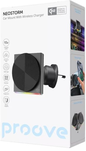 Автотримач Proove Neostorm QI2 15W gray