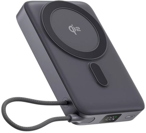 Батарея універсальна Proove OverPower 10000mAh, 1xType-C, Qi2, 35W, Gray