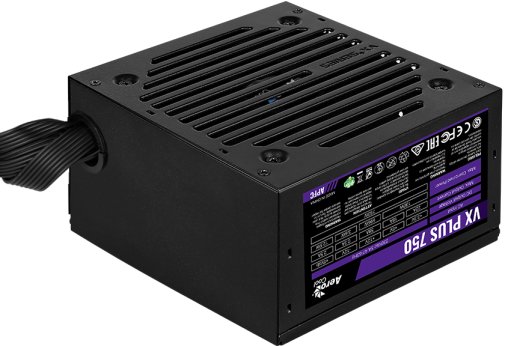 Блок живлення AeroCool 750W VX Plus Stealth 750 (ACPN-VS75AEY.12)