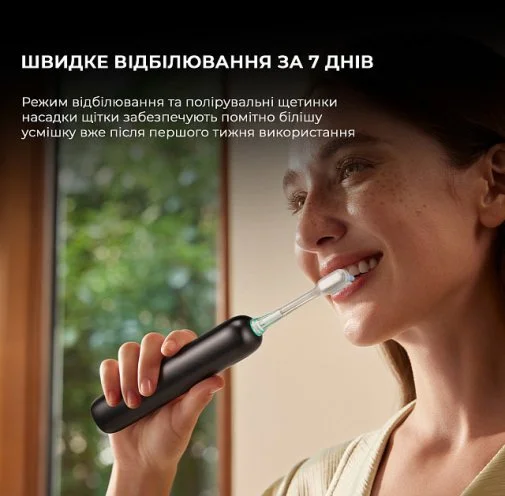 Фото: Електрична зубна щітка Mova Fresh Pro Black + Travel case (ATB15A-BK) № 21 | KTC