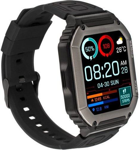 Смарт годинник Gelius Tactical Navy Black (GP-SW007_Black)