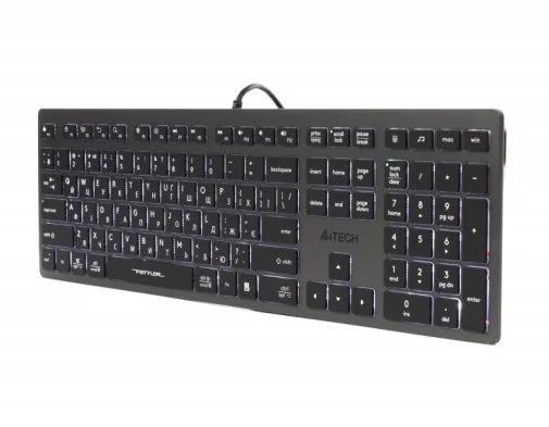 Фото: Клавіатура A4tech FX60H Fstyler White backlit Grey (FX60H USB (Grey) White backlit) № 11 | KTC