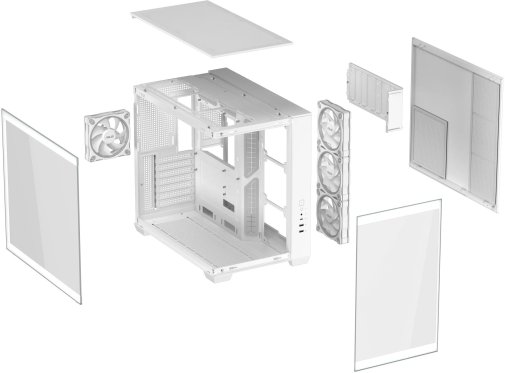 Корпус ASUS A32 Plus White with window (90DC00S3-B19000)