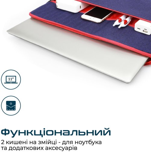 Чохол Promate Portfolio-S Blue (6959144043067)