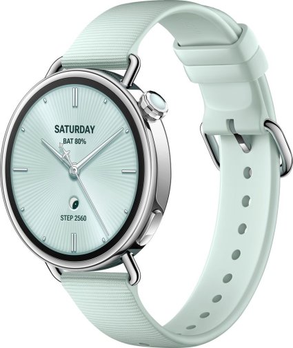Смарт годинник Xiaomi Watch S4 41mm Fluororubber Strap Mint Green (BHR080CGL)