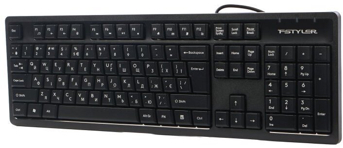 Клавіатура A4tech Fstyler FKS12 Black