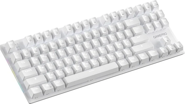Фото: Клавіатура GamePro Genesis Joker MK124W Red Switches USB White № 22 | KTC