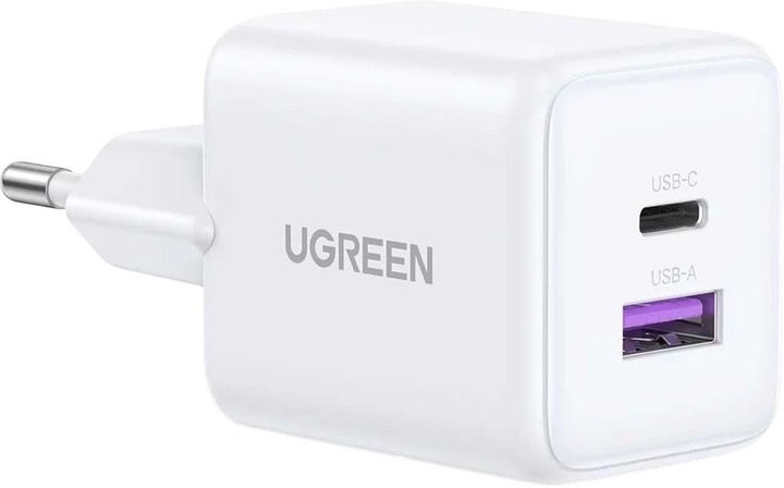 Зарядний пристрій UGREEN X516 GaN 30W White (X516/65015)