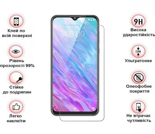 Фото: Захисне скло BeCover for ZTE Blade L220 - 3D Crystal Clear Glass (709759) № 9 | KTC