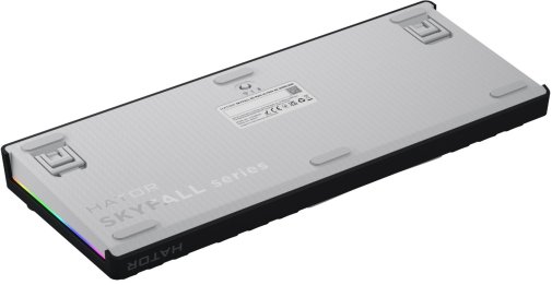 Клавіатура, Hator Skyfall 80 MAG ULTIMA 8K Aurum Ice, Wireless/BT, Black/White ( Gaming )