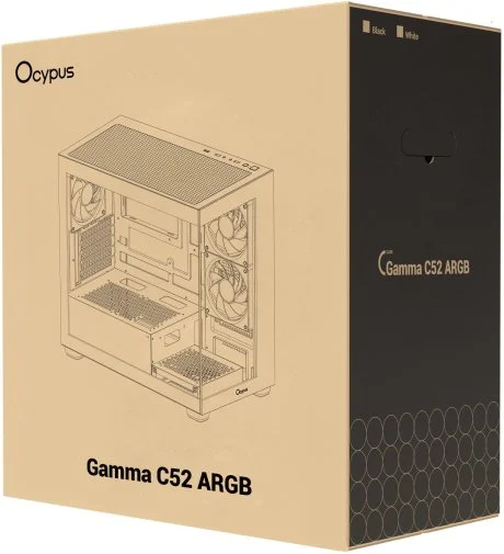 Фото: Корпус Ocypus Gamma C52 ARGB White with window (GAMMA-C52-WHD300XX-GL) № 20 | KTC