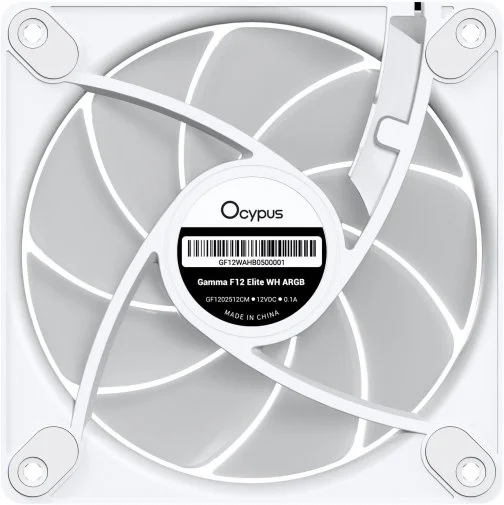 Фото: Кулер Ocypus Gamma F12 Elite ARGB White 3pcs (GAMMA-F12-WH3AM00E-GL) № 17 | KTC