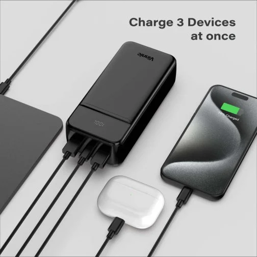 Фото: Батарея універсальна Vinnic Everest 3 30000mAh 22.5W Black (4898338024579) № 10 | KTC
