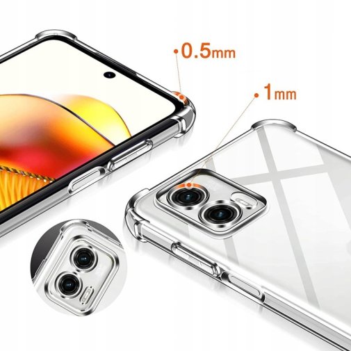 Чохол BeCover for Motorola Moto G73 - Anti-Shock Clear (709827)