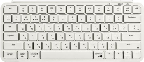 Клавіатура компактна Keychron B1 Pro ENG/UKR WL/BT/USB Ivory White (B1P-K8-UA)