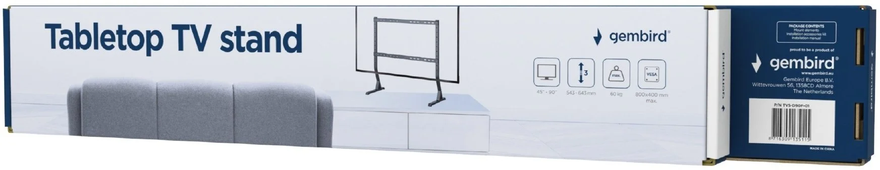 Фото: Кронштейн Gembird TVS-D90F-01 Black № 14 | KTC