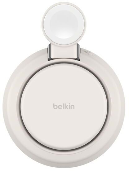 Бездротова зарядна станція Belkin UltraCharge Pro 3-in-1 Magnetic Charging Dock 25W Sand (WIZ040KQSD)