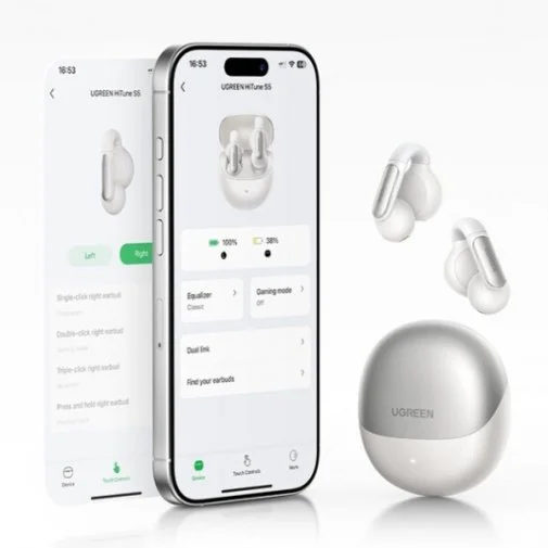 Фото: Навушники UGREEN HiTune S5 Open Wearable WS210 White (45761) № 11 | KTC
