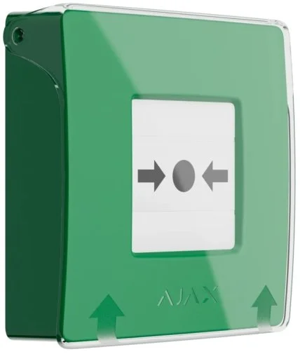 Фото: Тривожна кнопка Ajax ManualCallPoint Jeweller Green (44794) № 5 | KTC