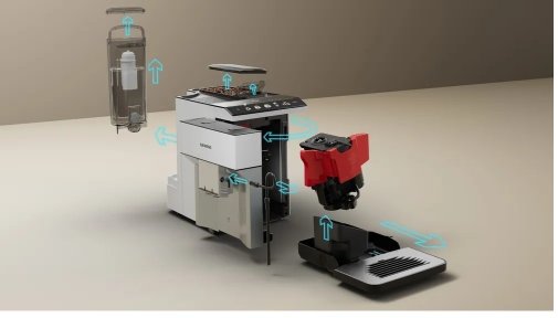 Кавомашина Siemens EQ500 White/Silver (TP515R02)