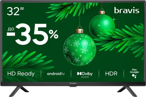 Телевізор LED Bravis 32K5000H (Smart TV, Wi-Fi, 1366x768)