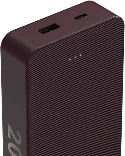 Батарея універсальна Hama Colour 20 20000mAh Plum (201715)